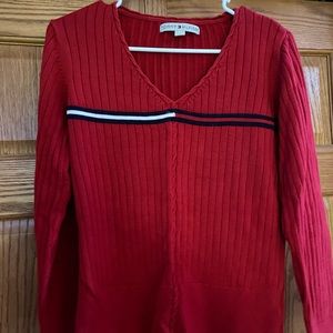 Women’s Tight Knit V-Neck Sweater